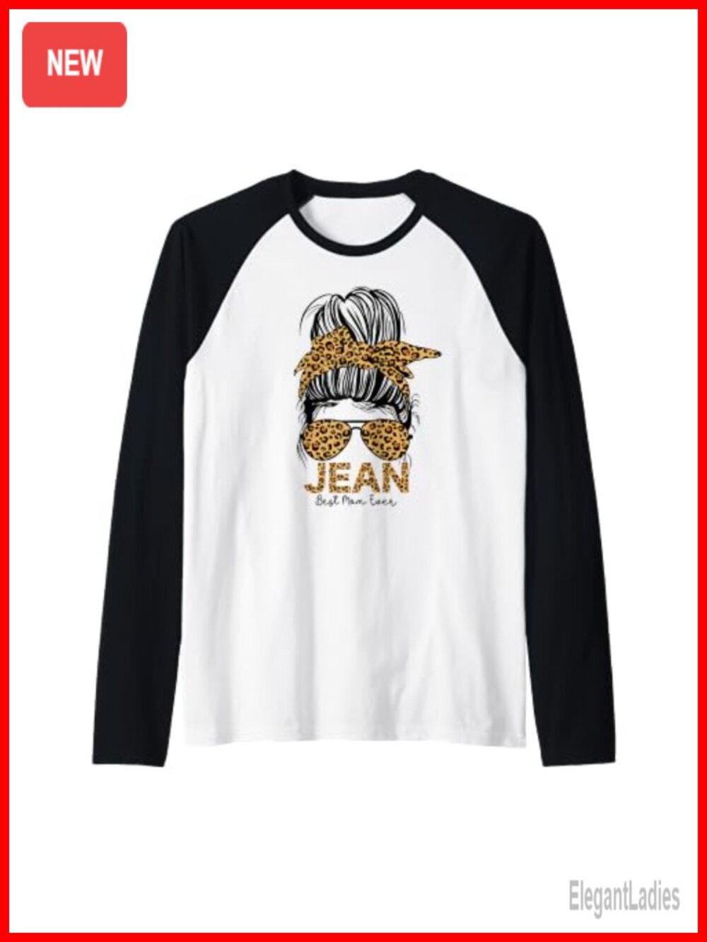 Best Mom Ever Mother's Day Raglan Baseball Tee Lightweight Classic Fit